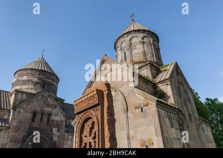 Armenia, Tsaghkadzor, Kecharis Monastero, XI secolo, esterna Foto Stock