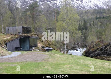 JUVET Landscape Hotel edifici Foto Stock