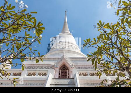 Thailandia, Bangkok, Siam Square Area, Wat Pathum Wanaram Foto Stock