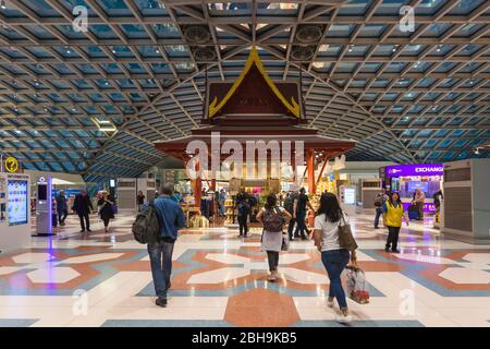 Thailandia, Bangkok Suvarnabhumi International Airport, BKK, interno Foto Stock