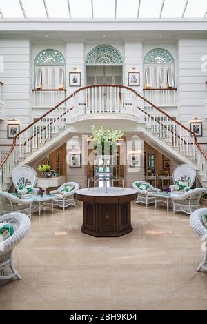 Thailandia, Bangkok, Riverside Area, il Mandarin Oriental Hotel, autore del parafango interno, Foto Stock