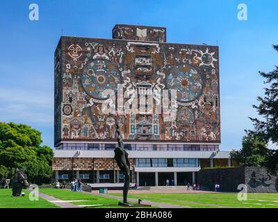 Università UNAM (Universidad Nacional Autónoma de México) a Città del Messico Foto Stock