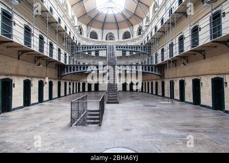 La prigione di Kilmainham di Dublino tenne alcuni dei più famosi leader politici e militari nella storia irlandese come Robert Emmet, Charles Stewart Parnell, t. Foto Stock