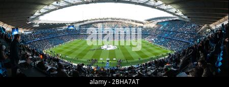 26 aprile 2016, Manchester Inghilterra prima della partita UEFA Champions League tra Manchester City e Real-Madrid allo stadio Etihad.Manches Foto Stock