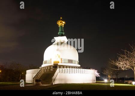 Vienna, Vienna: pagoda della Pace, Buddismo nel 02. Leopoldstadt, Vienna, Austria Foto Stock