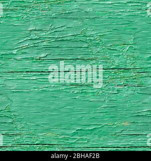 Struttura senza cuciture di tavole di legno verniciate di verde Foto Stock