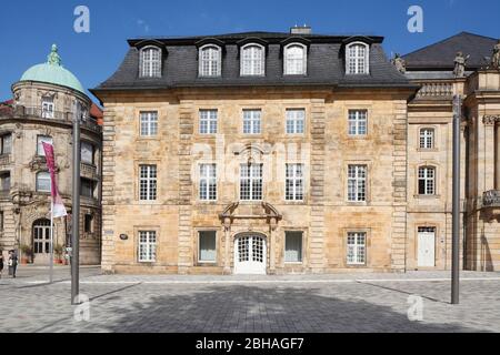 Redoutenhaus, oggi Café an der Oper, Opernstraße, Bayreuth, Franconia superiore, Franconia, Baviera, Germania, Europa Foto Stock