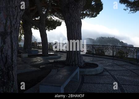 Portogallo, Lissabon, Miradouro da nossa senhora do monte Foto Stock