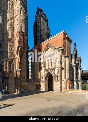 Germania, Amburgo, rovina della chiesa di San Nicola Foto Stock