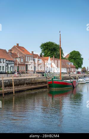 Danimarca, Jutland, Ribe (la città più antica della Danimarca) Foto Stock