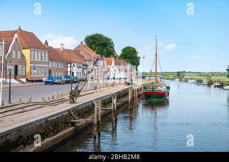 Danimarca, Jutland, Ribe (la città più antica della Danimarca) Foto Stock