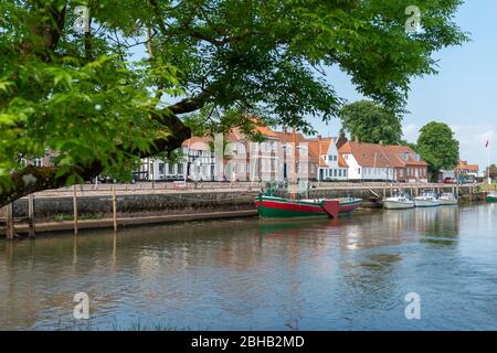 Danimarca, Jutland, Ribe (la città più antica della Danimarca) Foto Stock