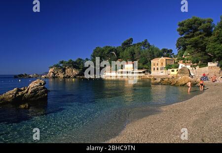 Anse Magaud a Tolone Foto Stock
