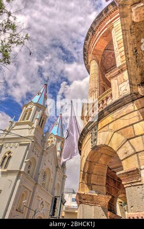 Monumenti storici di Cuenca, Ecuador Foto Stock