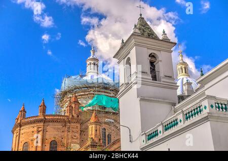 Monumenti storici di Cuenca, Ecuador Foto Stock