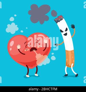 Disegno di fumetti di polmoni umani Illustrazione Vettoriale