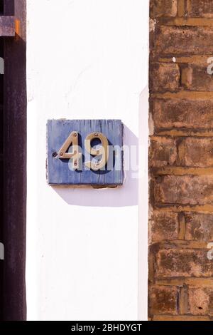 Casa numero 49 Foto Stock