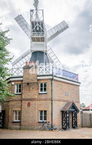 Wimbledon Windmill Museum, Wimbledon Common, London Borough of Merton, Londra, Inghilterra, Regno Unito Foto Stock