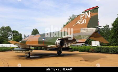 McDonnel-Douglas F-4D Phantom II in mostra all'Aviation Heritage Park, Bowling Green, Kentucky, Stati Uniti Foto Stock