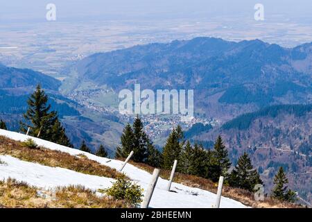 Münstertal nella Foresta Nera. Foto Stock