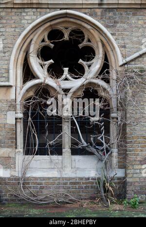 St. Michael's Clergy House and School Room, Leonard Street, London Borough of Hackney, EC2 Foto Stock