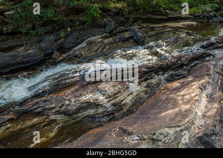 Egan Chutes Provincial Park Bancroft Algonquin Highlands Ontario Canada in estate Foto Stock