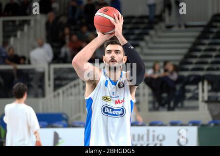 Trento, Italia. trento, 01 gennaio 2020 2020, Amedeo Tessitori (0) De Longhi Treviso durante - Credit: LM/Roberto Tommasini Credit: Roberto Tommasini/LPS/ZUMA Wire/Alamy Live News Foto Stock