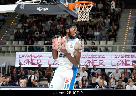 Trento, Italia. trento, 2020 gennaio 01 2020, Jordan Parks (11) De Longhi Treviso durante - Credit: LM/Roberto Tommasini Credit: Roberto Tommasini/LPS/ZUMA Wire/Alamy Live News Foto Stock