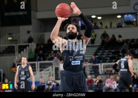 Trento, Italia. trento, 01 gennaio 2020 2020, James Blackmon (1) Dolomiti energia Trentino durante - Credit: LM/Roberto Tommasini Credit: Roberto Tommasini/LPS/ZUMA Wire/Alamy Live News Foto Stock