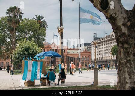 La Casa Rosada, Buenos Aires, Argentina Foto Stock