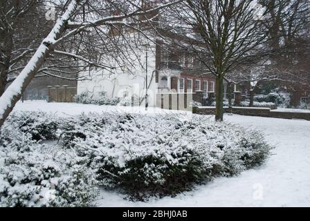 Snow Riverside River House Westcott Lodge, 22 Lower Mall, Hammersmith, Londra W6 Foto Stock