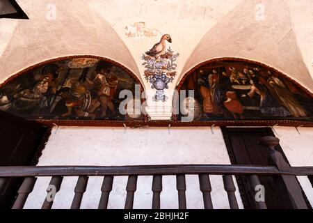 Convento e monastero di Santa Catalina de Siena (1579) ad Arequipa, Perù, Sud America. Patrimonio mondiale (UNESCO). Foto Stock