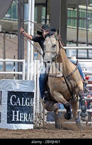 Barret Racing al Rodeo Calgary Stampede Foto Stock