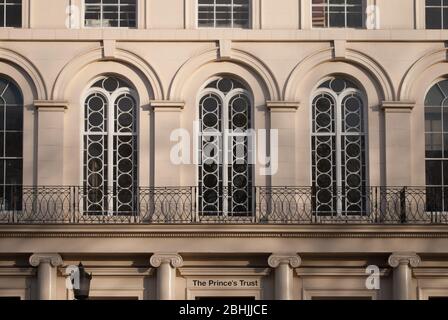 James Burton Neoclassico Regency Architecture Stucco Classico tradizionale Diorama Park Square East, Londra NW1 di John Nash Foto Stock