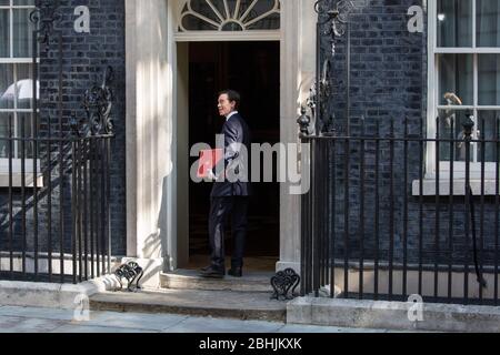 Londra, Regno Unito. 23 Luglio, 2019. Rory Stewart MP, Segretario di Stato per lo Sviluppo Internazionale, arriva al 10 di Downing Street per la finale la riunione del gabinetto di Theresa Maggio la Premiership. Il nome del nuovo Partito Conservatore Leader, e così il nuovo Primo Ministro, sarà annunciato in occasione di un evento speciale a seguito della riunione. Credito: Mark Kerrison/Alamy Live News Foto Stock