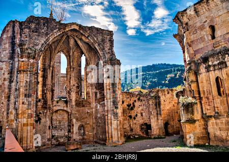 Abbazia benedettina di Notre-Dame d'Alet, Alet-les-Bains, Francia Foto Stock