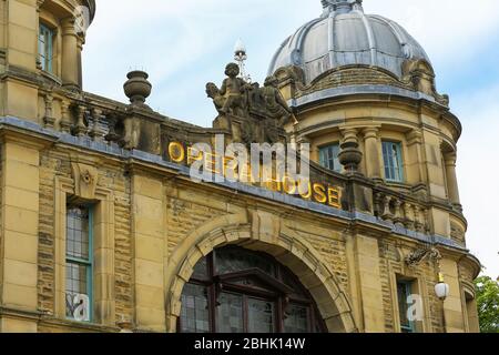 Buxton Opera House, The Square, Buxton, Derbyshire, Inghilterra Foto Stock