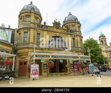 Buxton Opera House, The Square, Buxton, Derbyshire, Inghilterra Foto Stock