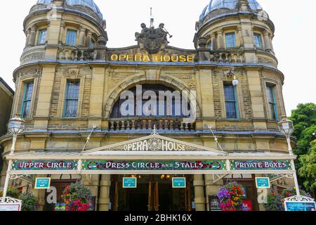 Buxton Opera House, The Square, Buxton, Derbyshire, Inghilterra Foto Stock
