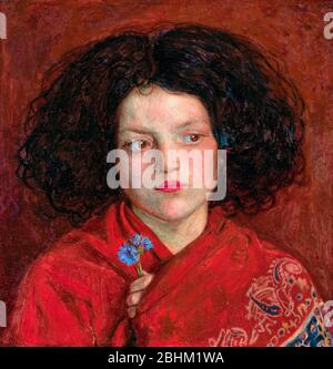 La ragazza irlandese - Ford Madox Brown, 1860 Foto Stock