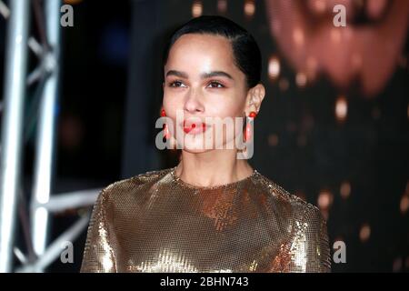 Zoe Kravitz partecipa all'EE British Academy Film Awards 2020 presso la Royal Albert Hall il 02 febbraio 2020 a Londra, Regno Unito. Foto Stock