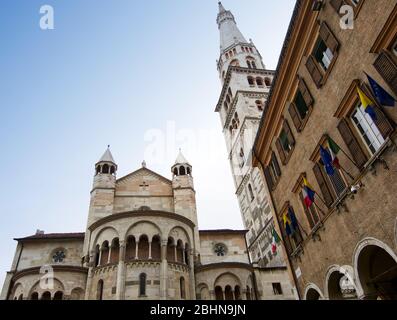 La cattedrale di Modena. Italia Foto Stock