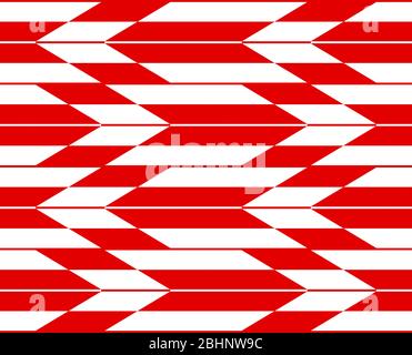 Questa è un'illustrazione del motivo giapponese senza giunture che rappresenta le frecce Illustrazione Vettoriale