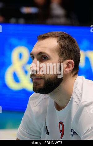 Modena, Italia. modena, 01 gennaio 2020, Nemanja Petric (09) (Allianz Milano) durante - - Credit: LM/Daniele Nigli Credit: Daniele Nigli/LPS/ZUMA Wire/Alamy Live News 2020 Foto Stock