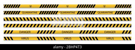 Set di nastri di limitazione Illustrazione Vettoriale