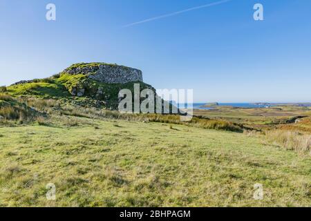 Dun Beag Broch sull'isola di Skye in Scozia Foto Stock