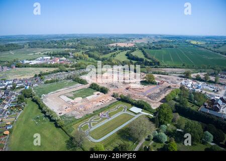 Sviluppo di persimmon, Newport Shropshire Foto Stock