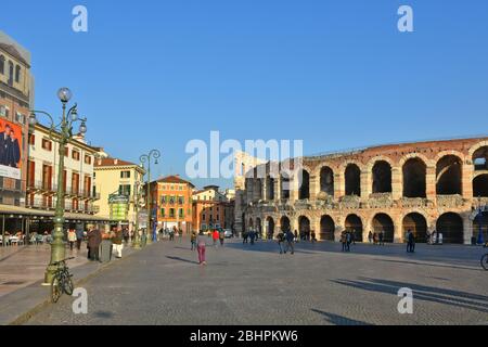 mage della città di Verona Foto Stock