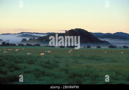 Dunadd antico forte, Kilmartin Argyll Foto Stock