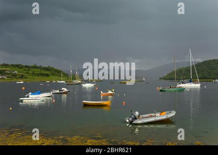 Tayvallch, Argyll Foto Stock